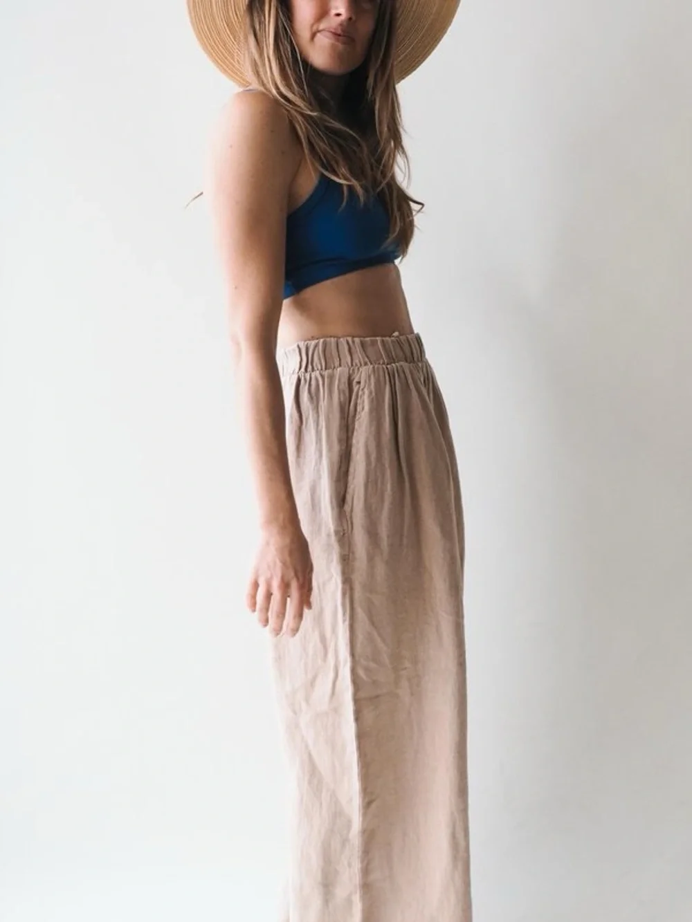 NWT Jungmaven 100% Hemp Cambria Pant in Oat Milk - Picture 5 of 14